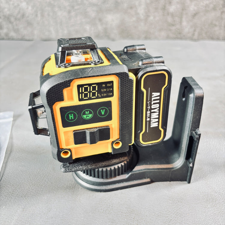 Alloyman レーザー墨出し器 4D フルライン グリーンレーザー　ALT16-20 【越谷店】