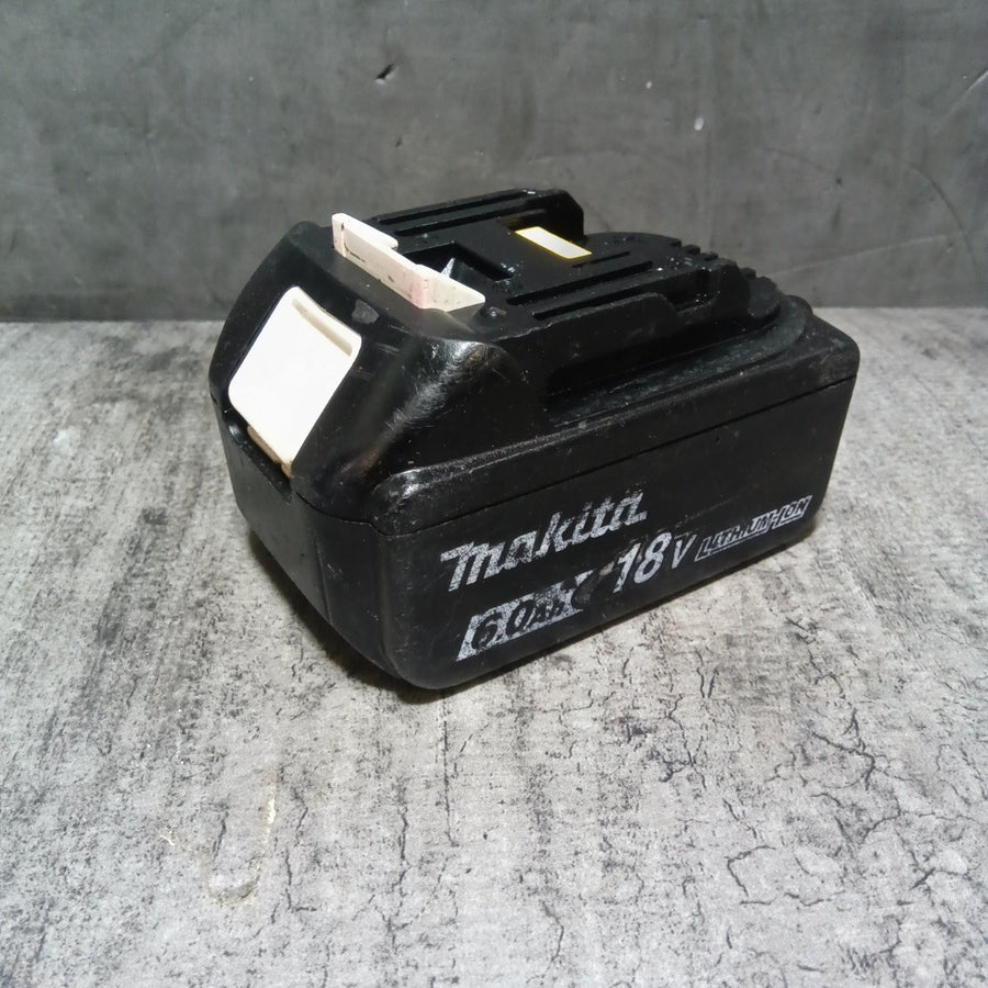 リチウムイオンバッテリー 18V/6.0Ah BL1860B 【市川行徳店】 充電回数77回 ※バッテリーチェッカー付属無