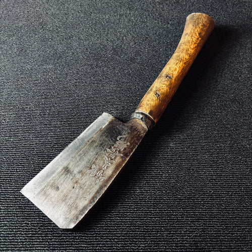 両刃鉈　銘有り品　全長365mmほど 【越谷店】