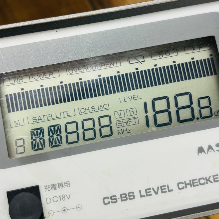 通電のみ確認 ジャンク扱い CS・BSレベルチェッカー LC4A 【リライズ蓮田店】