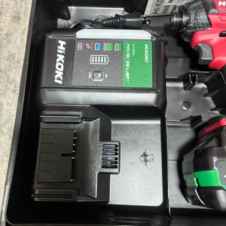 HiKOKI(ハイコーキ) 36V 充電式 インパクトドライバー WH36DD バッテリ2個、充電器付き 【市川行徳店】