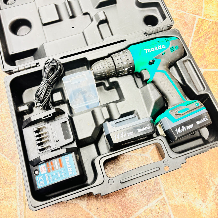 マキタ 充電式振動ドライバドリル 14.4V バッテリー2個付き M850DWX 【越谷店】