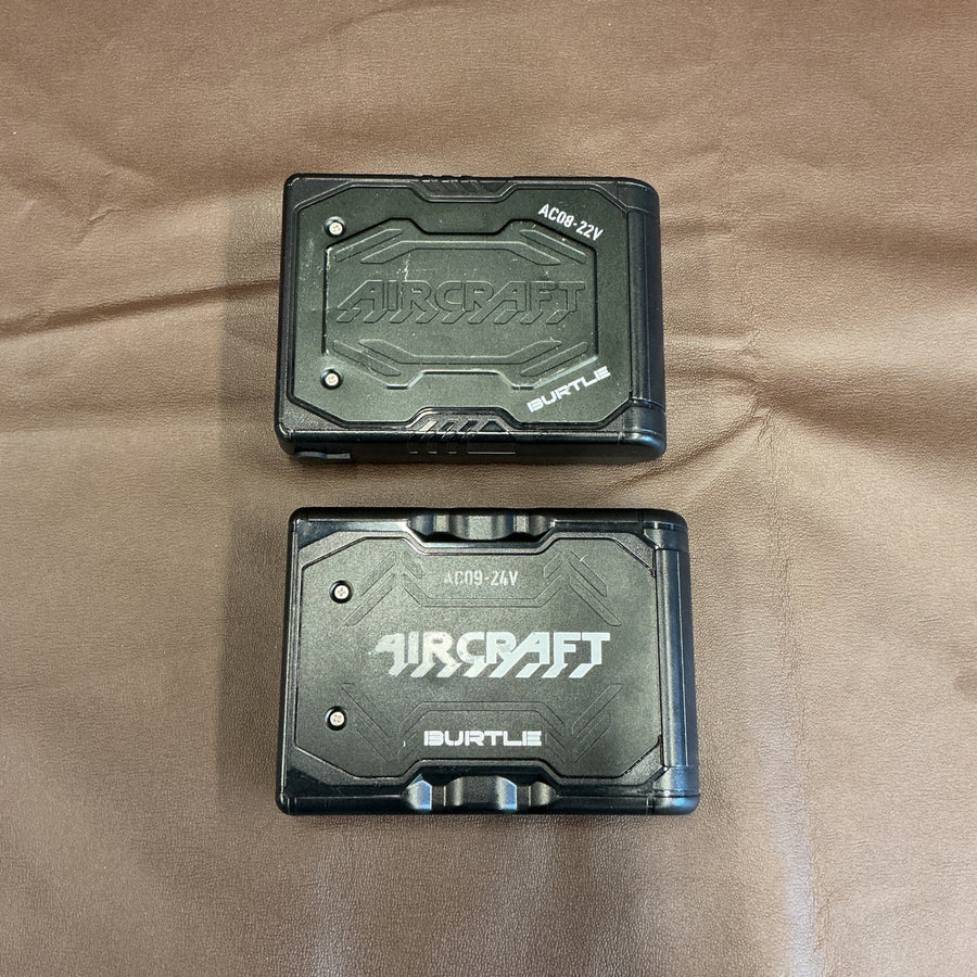 【中古・通電のみ確認・現状品】 バートル BURTLE エアークラフト バッテリー 2個セット AC08-22V AC09-24V 【越谷店】