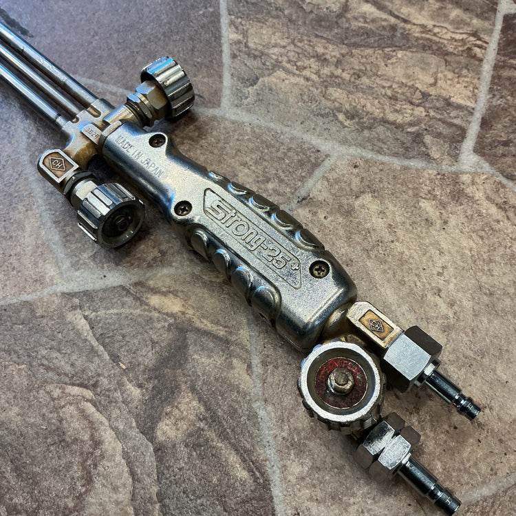 【中古・現状品】 千代田 ガス切断器 ST-25 全長:555mm ストロング-25 調整ノブ歪みあり 動作未確認 【越谷店】