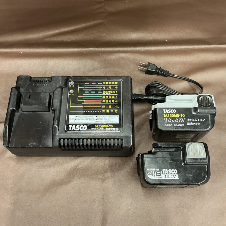 【中古・セット販売品】 タスコ(TASCO) 14.4V 真空ポンプ TA150MR バッテリ、充電器付き 【越谷店】
