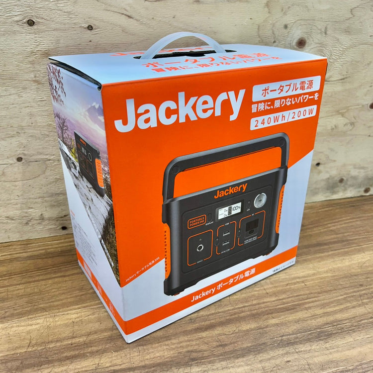 美品 Jackery ジャクリ ポータブル電源 PTB021 240Wh 定格出力200W 瞬間最大400W 【船橋馬込店】