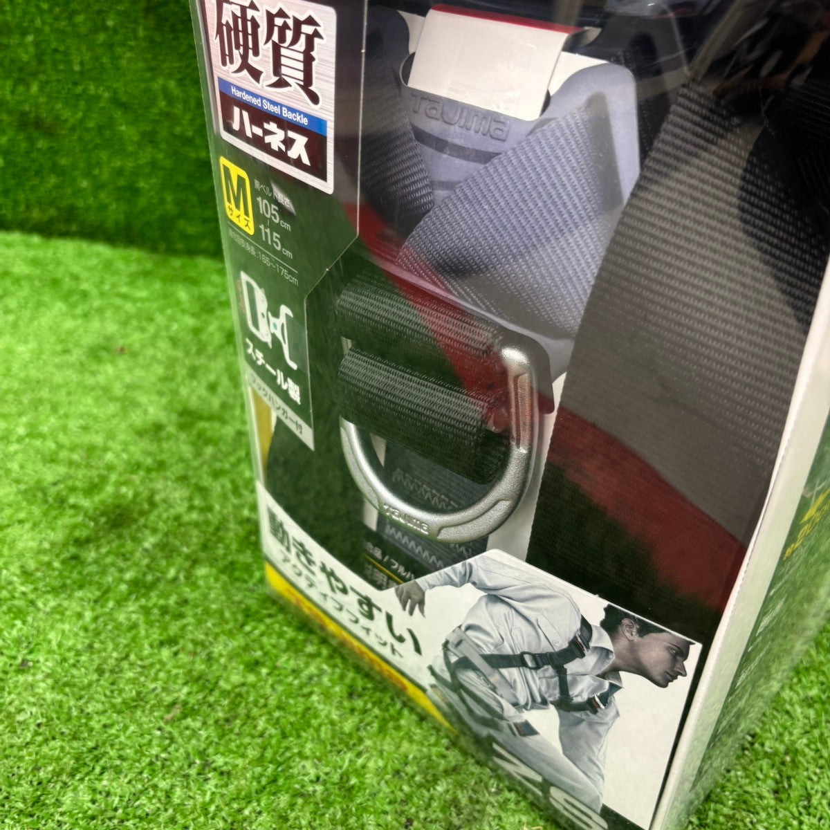 タジマ 新規格 墜落制止用器具 ハーネスZS アクティブフィット 硬質 スチール製バックル 黒 M AZSM-BK 【野田愛宕店】