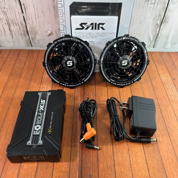 空調服用 バッテリーファンセット SA-125 S-AIR 【野田愛宕店】