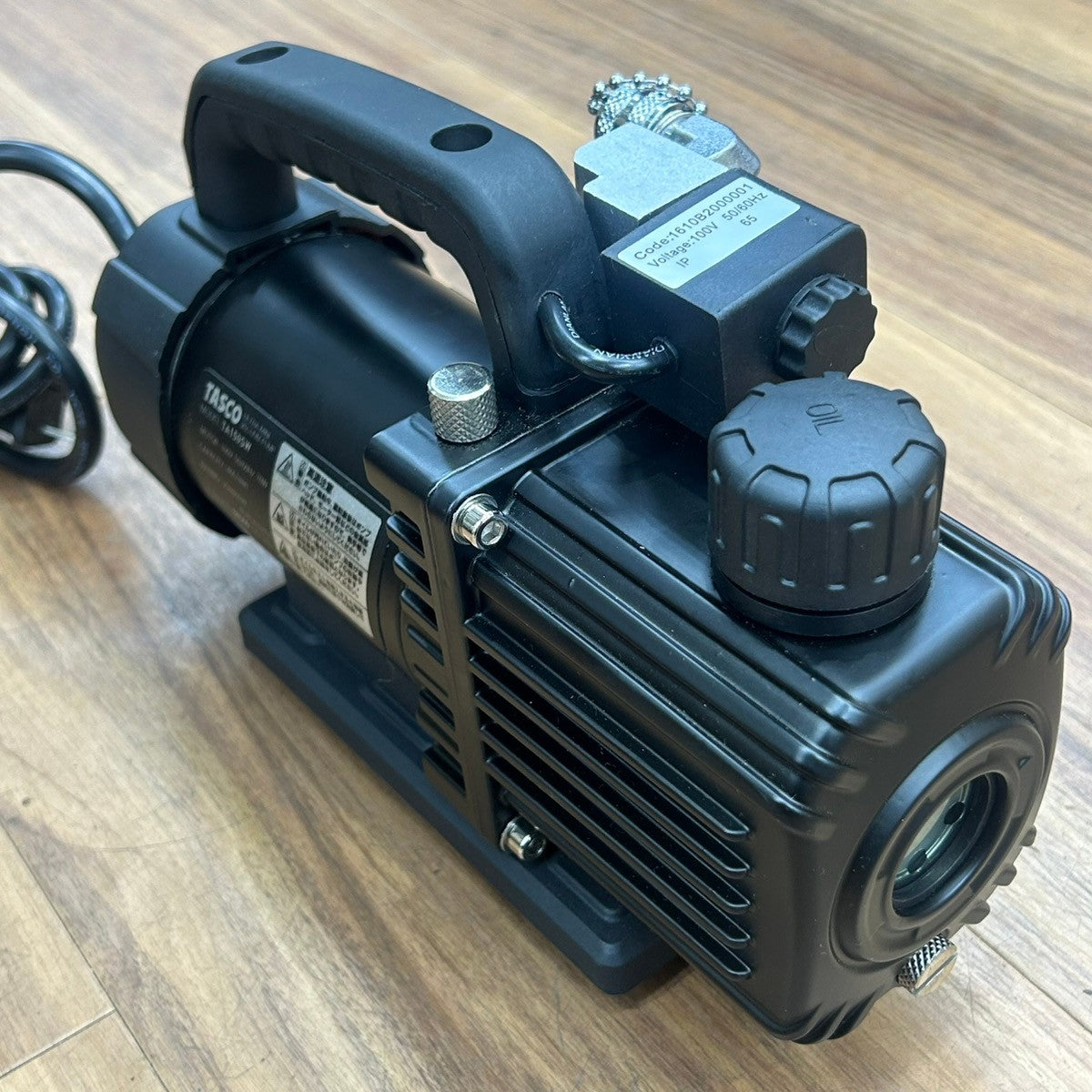 極美品 タスコ (TASCO) オイル逆流防止弁付 ウルトラミニツーステージ真空ポンプ TA150SW 【中古】【船橋馬込店】