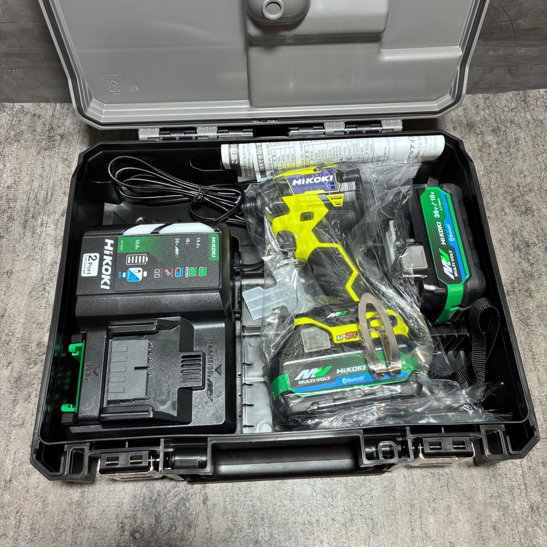ハイコーキ(HIKOKI) コードレスインパクトドライバ スパイダーイエロー WH36DD(2XHYSZ) 【市川行徳店】
