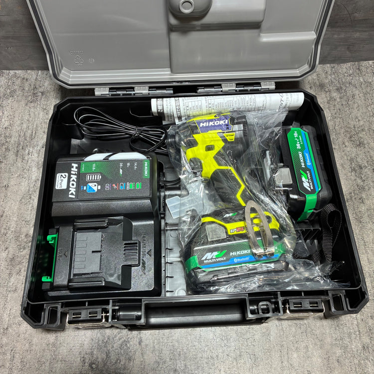 ハイコーキ(HIKOKI) コードレスインパクトドライバ スパイダーイエロー WH36DD(2XHYSZ) 【市川行徳店】