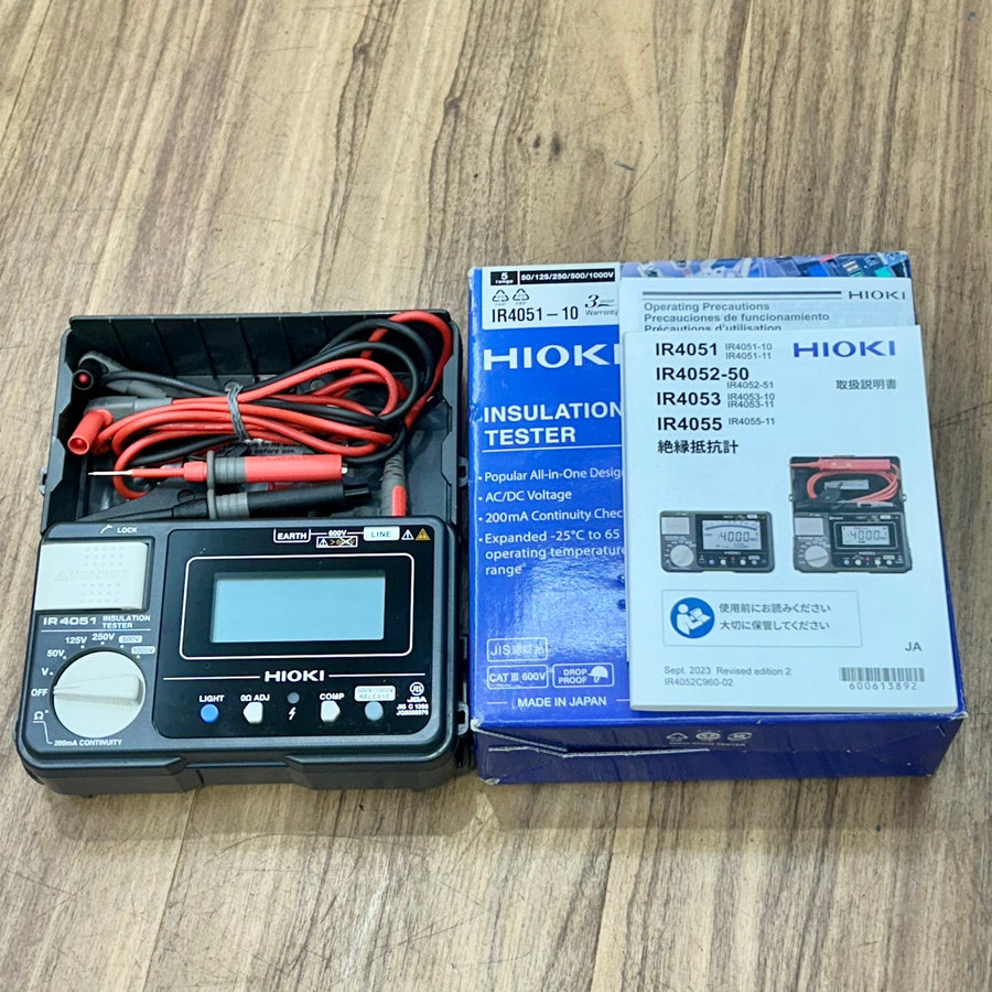 良品 HIOKI 日置電機 5レンジ 絶縁抵抗計 IR4051-10 【船橋馬込店】