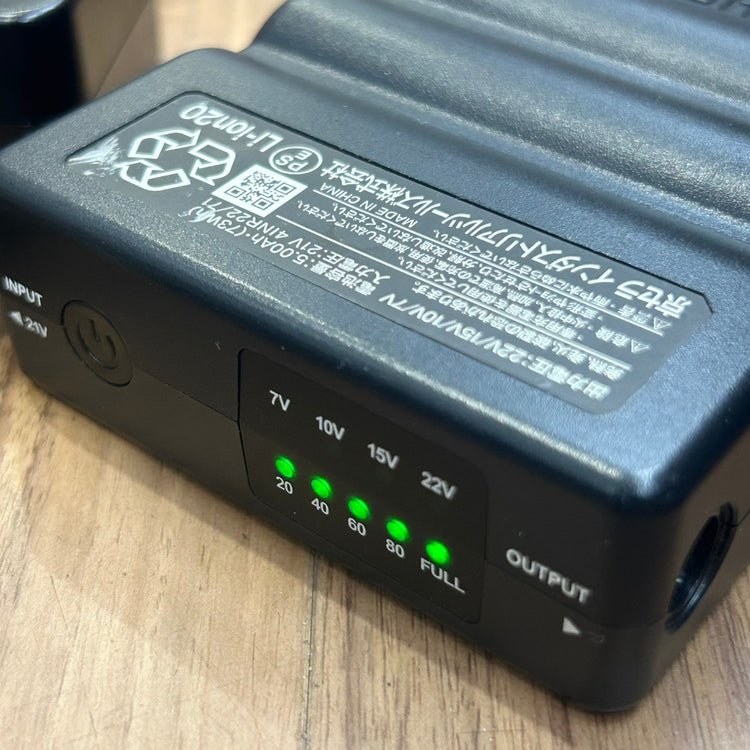 メタリックゴールド BURTLE エアークラフト バッテリー ファンセット AC08-22V 【船橋馬込店】