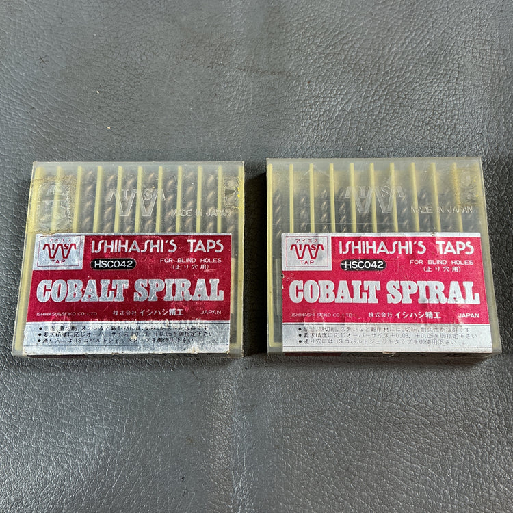 【未使用】イシハシ精工　止り穴用コバルトスパイラルタップ　M4とM3の2箱セット！  【越谷店】