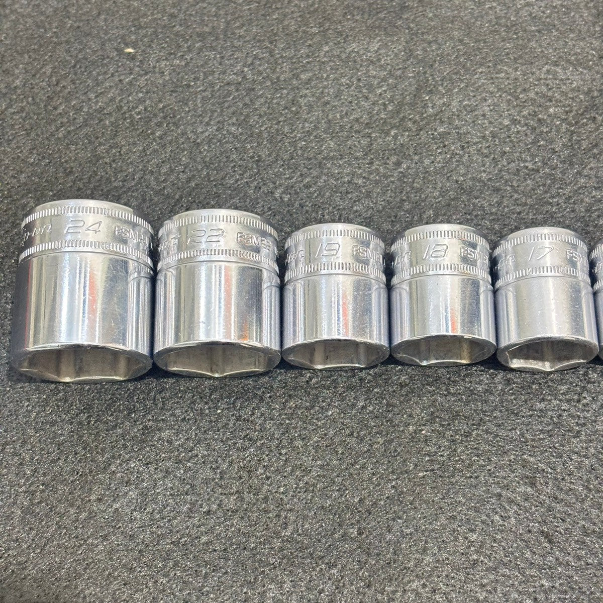 ▲Snap-on スナップオン 6角ショートソケット FSM 14個セット 【船橋馬込店】