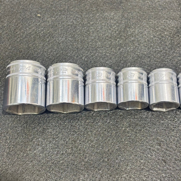 ▲Snap-on スナップオン 6角ショートソケット FSM 14個セット 【船橋馬込店】
