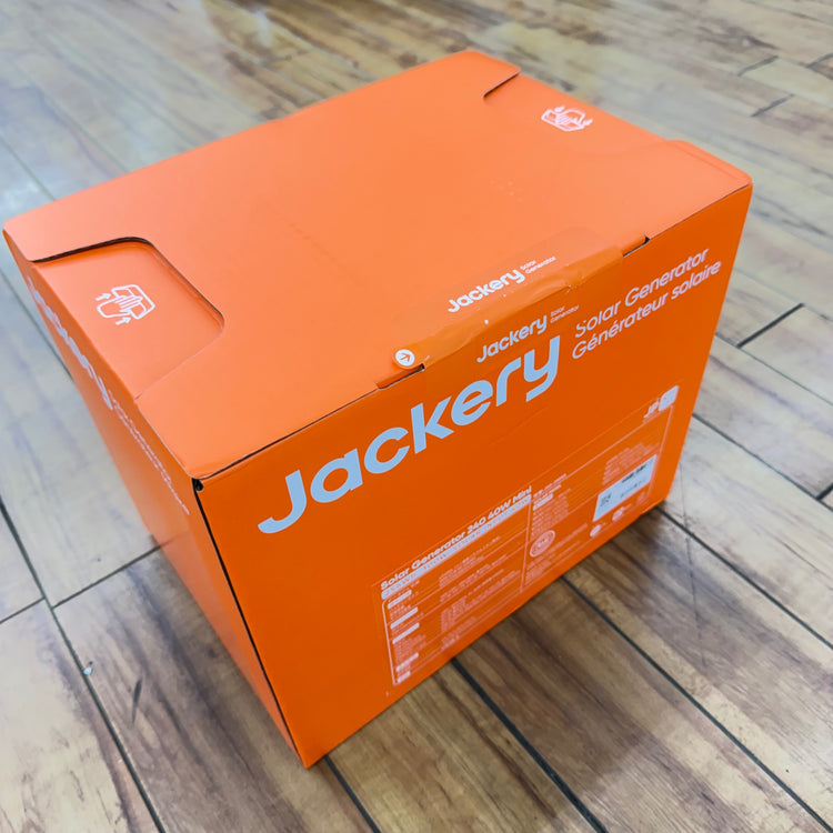 未使用 バッテリー容量256Wh ポータブル電源 40W小型ソーラーパネル JSG-240A 【リライズ蓮田店】