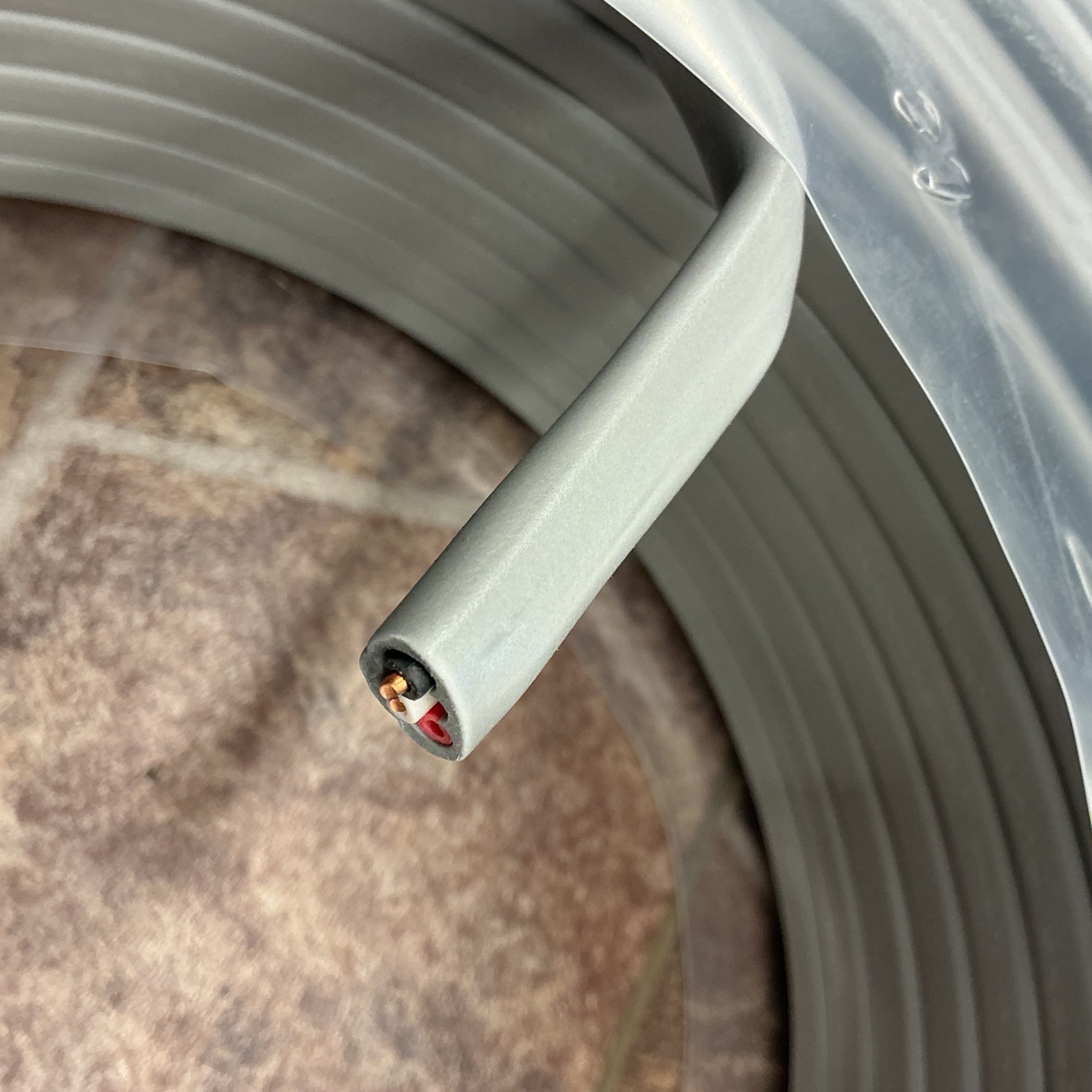 【未使用】 富士電線 VVFケーブル 3 x 1.6 mm 100m VVF163 灰 100m 【越谷店】