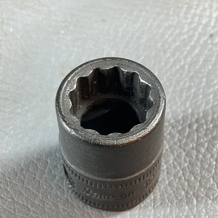【中古】SNAP-ON 【12mm】 IMD 12 ？ インパクトソケット 差込: 3/8dr 12角 旧ロゴ  【越谷店】