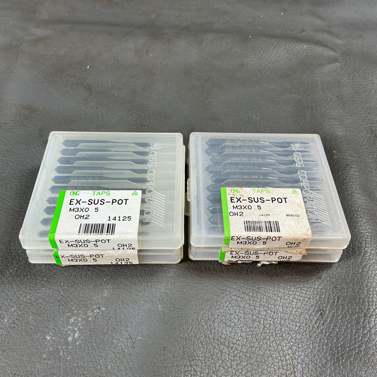 【未使用】OSG　ポイントタップシリーズ ステンレス用 EX-SUS-POT　M3×0.5　M4×0.7　40本セット 【越谷店】
