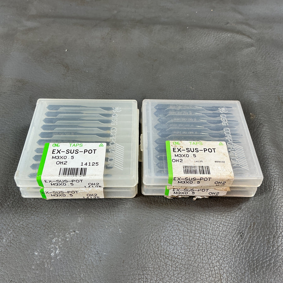 【未使用】OSG　ポイントタップシリーズ ステンレス用 EX-SUS-POT　M3×0.5　M4×0.7　40本セット 【越谷店】
