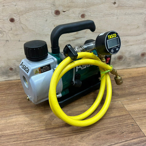 タスコ デジタルミニ連成計 TA141DM付き アサダ (ASADA) 18V コードレス真空ポンプ 1.5CFM-B 【船橋馬込店】