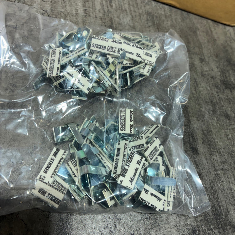 ワイヤーステッカー 粘着式配線留器具 S-10　1箱100個入り×19箱【市川行徳店】