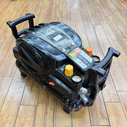 動作確認済み 高圧常圧兼用 エアコンプレッサー AK-HL1250E_ブラック 【リライズ蓮田店】