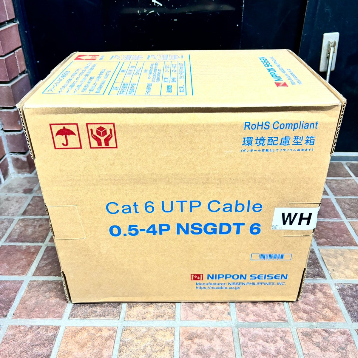 G)日本製線 Cat6 UTPケーブル 0.5-4P WH 【市川行徳店】