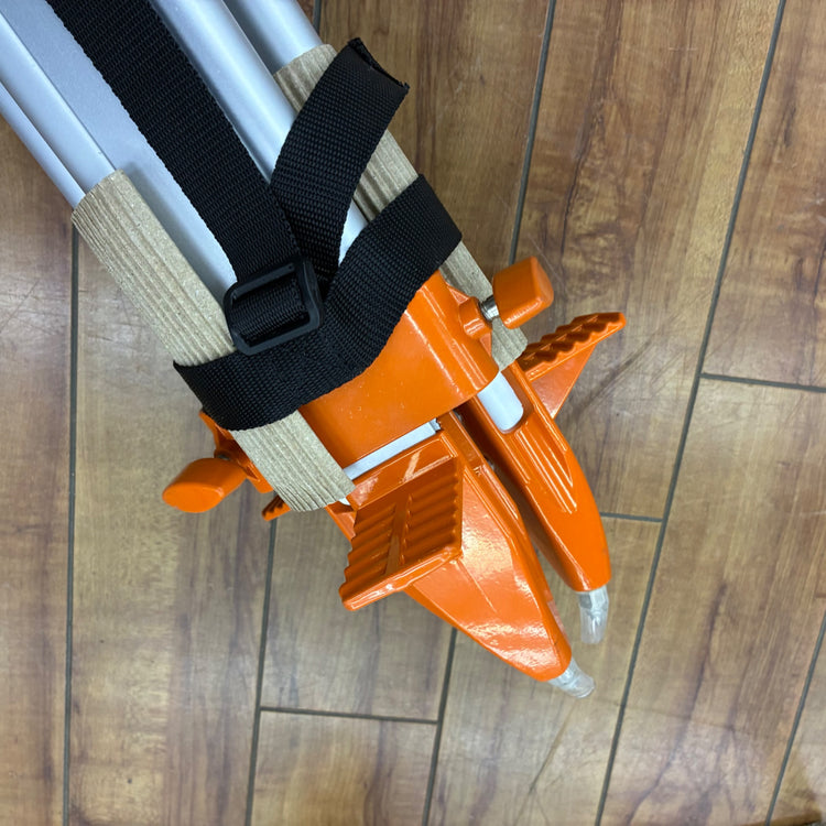 ◆テクノ販売 RUGBY610用三脚 アルミ球面三脚 5/8 測量用 回転レーザー 【蓮田店】