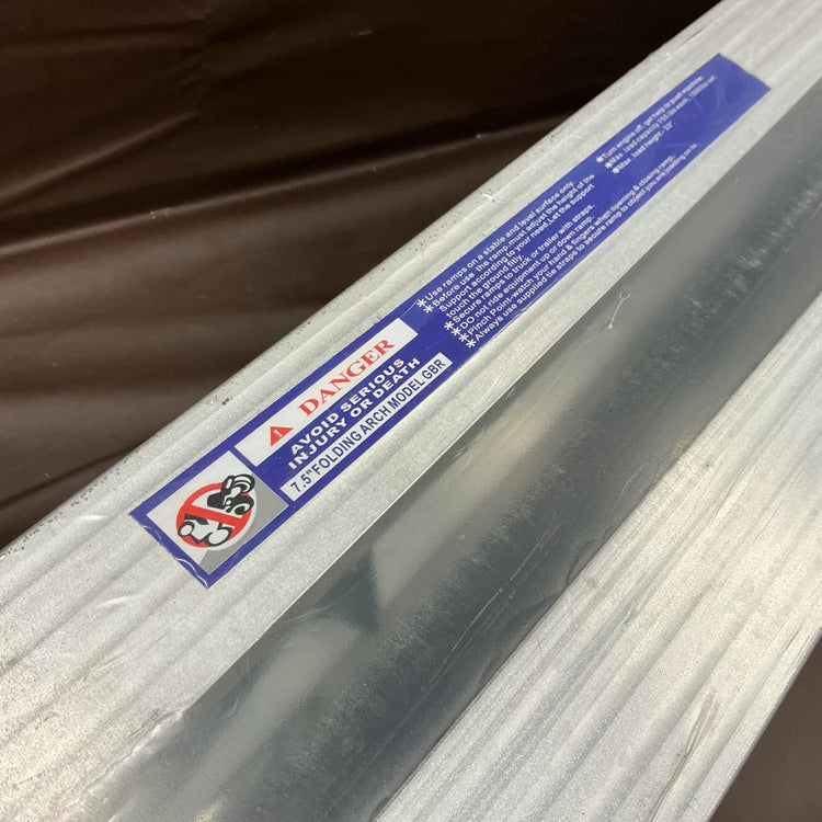 【未使用】 ノンブランド アルミラダーレール A15B タイダウンベルト付 折り畳み可 Bタイプ 耐荷重 340kg 【越谷店】