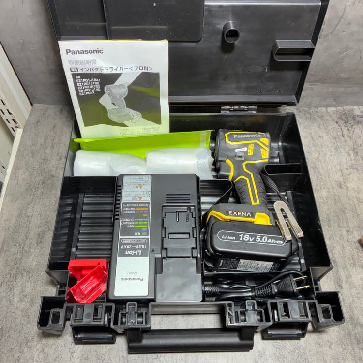 美品！アタッチメント2種付き！充電インパクトドライバー EZ1PD1J18A1Y【市川行徳店】