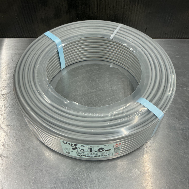 【未使用】 富士電線 VVFケーブル 2 x 1.6 100m VVF162 【越谷店】