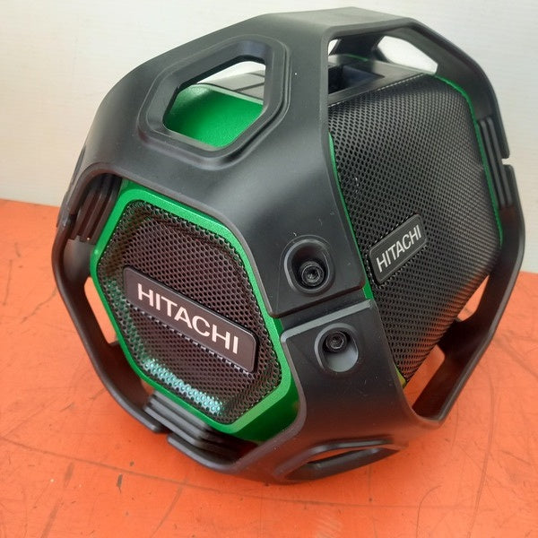 ▲HiKOKI(ハイコーキ) 旧日立工機 コードレススピーカ 本体のみ 蓄電池・充電器別売 ACアダプタ付 US18DA(NN) 【野田愛宕店】