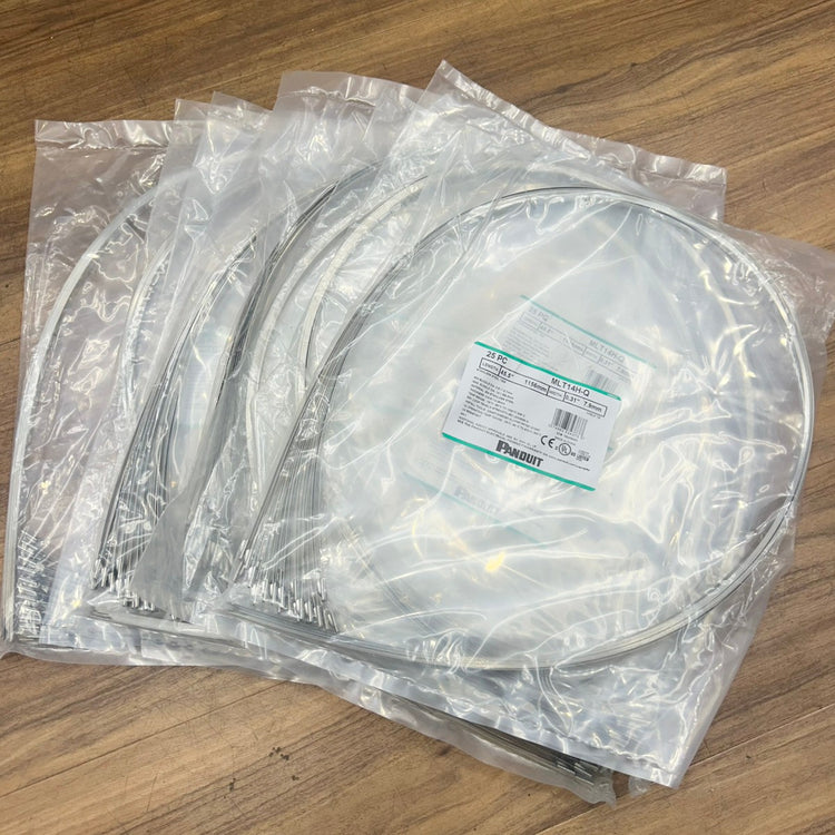 PANDUIT パンドウイット 自動ロック式 ステンレススチールバンド SUS304 MLT14H-Q 25本×7袋セット 【船橋馬込店】