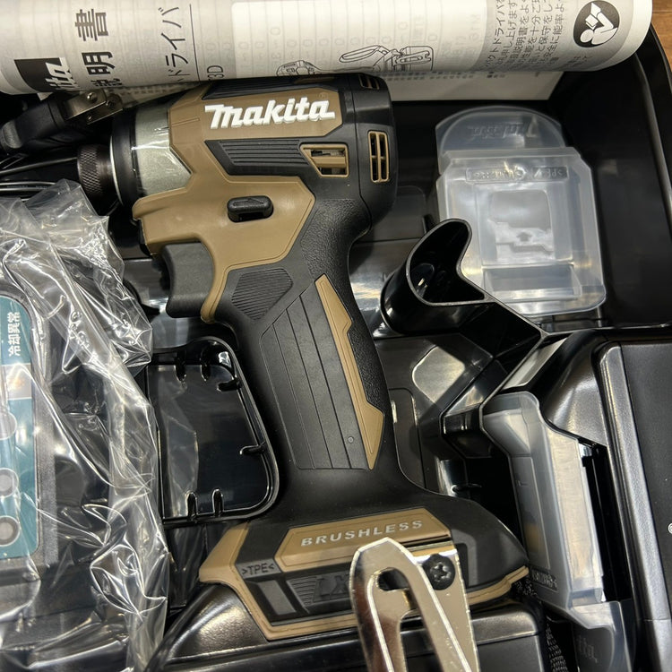 限定色 オーセンティックブラウン マキタ(makita) 18V コードレスインパクトドライバー TD173DGXAB 【船橋馬込店】