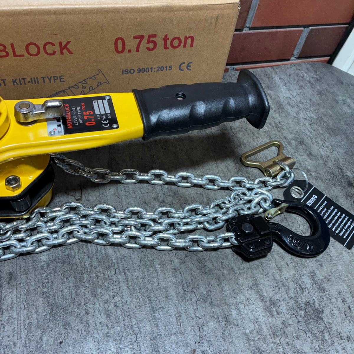 レバーブロック 0.75t KIT-Ⅲ 【市川行徳店】