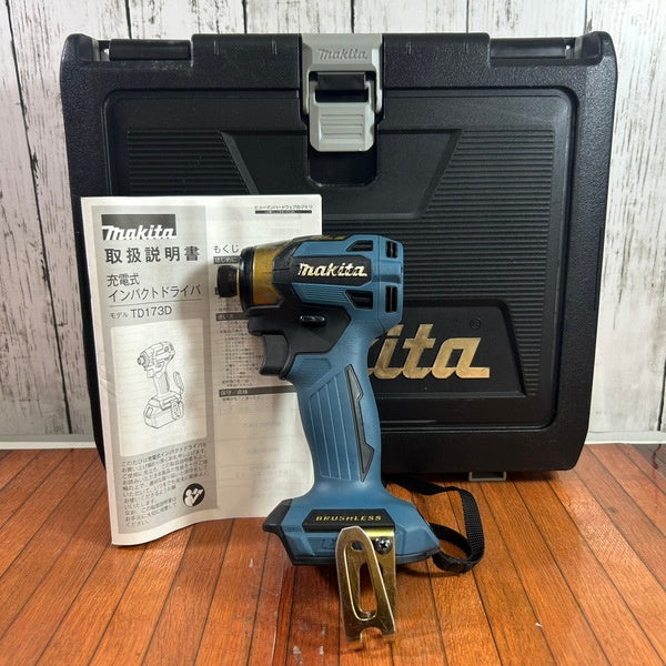 充電式インパクトドライバー 20周年モデル プレミアムブルー 本体のみ TD173DZPB 【野田愛宕店】