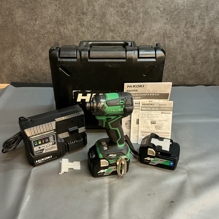 【中古】ハイコーキ(HIKOKI) コードレスインパクトドライバ WH36DC(2XPS)(G)  【越谷店】