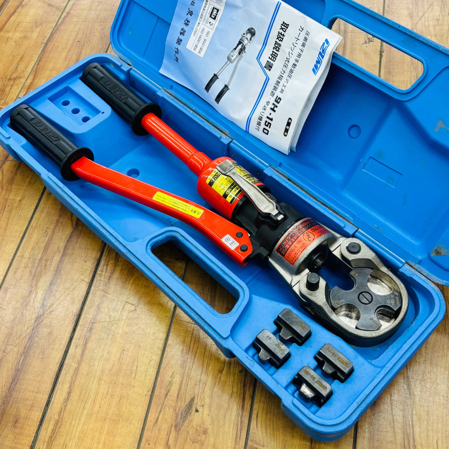 泉精器(izumi) 手動油圧式圧着器 9H-150 ダイス完備【中古】 【蓮田店】