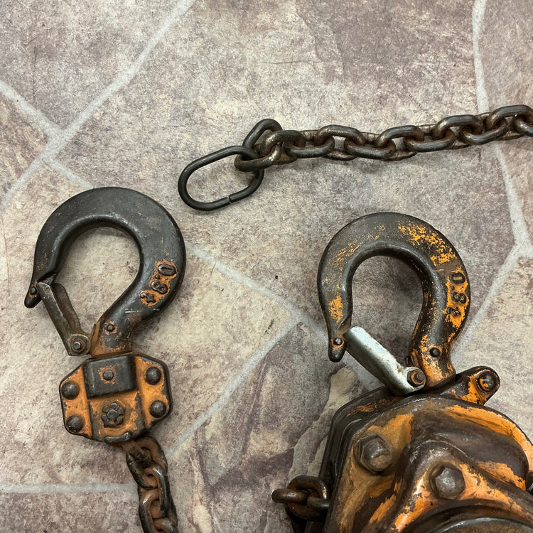 【中古・使用感あり】 KITO  レバーブロック LB008 2個セット 【越谷店】