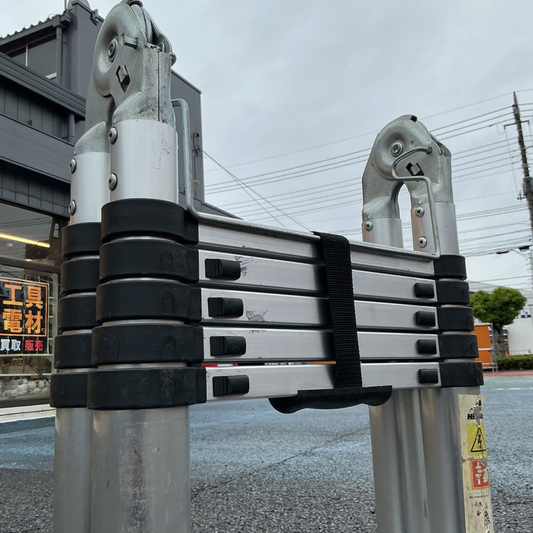【中古・発送対応可！】 HillStone 伸縮式脚立 6段ステップ はしご兼用 1.8mクラス 6尺 【越谷店】