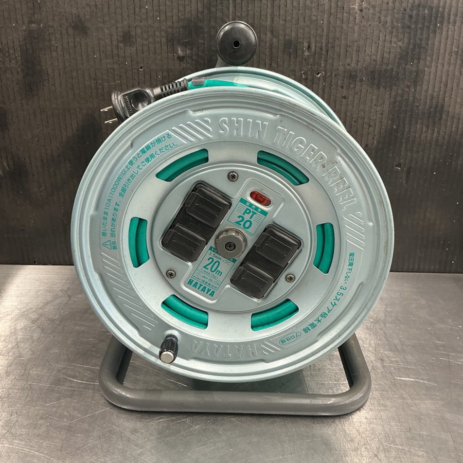 【中古】ハタヤリミテッド シンタイガーリール 単相100V 3.5sq 20m PT-20  【越谷店】
