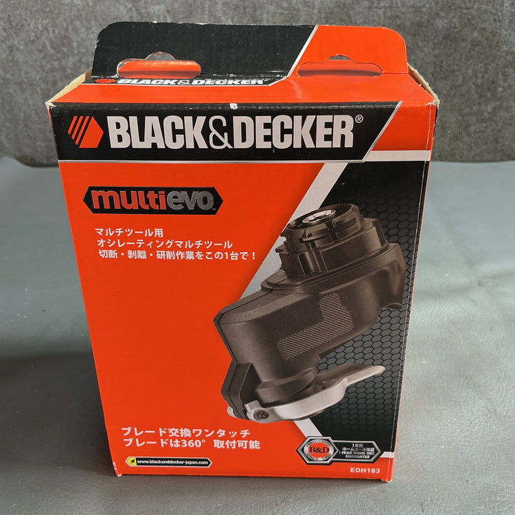 【未使用】ブラックアンドデッカー(BLACK+DECKER) 18Vマルチツール オシレーティングヘッド EOH183  【越谷店】