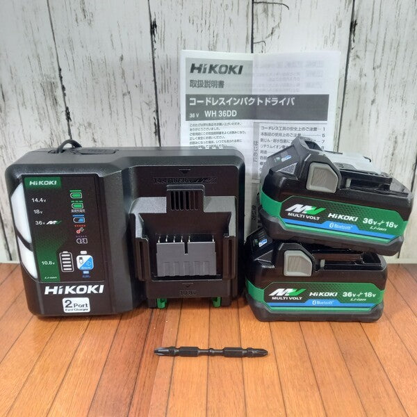 ◆ハイコーキ(HIKOKI 　) コードレスインパクトドライバ アグレッシブグリーン WH36DD(2XHLSZ) 【野田愛宕店】
