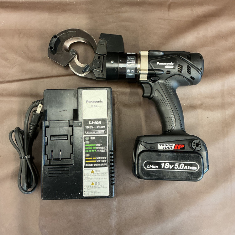 【中古・8月セール！】 パナソニック Panasonic 14/18V コードレスケーブルカッター EZ45A7X-B 充電器、バッテリー付き 【越谷店】