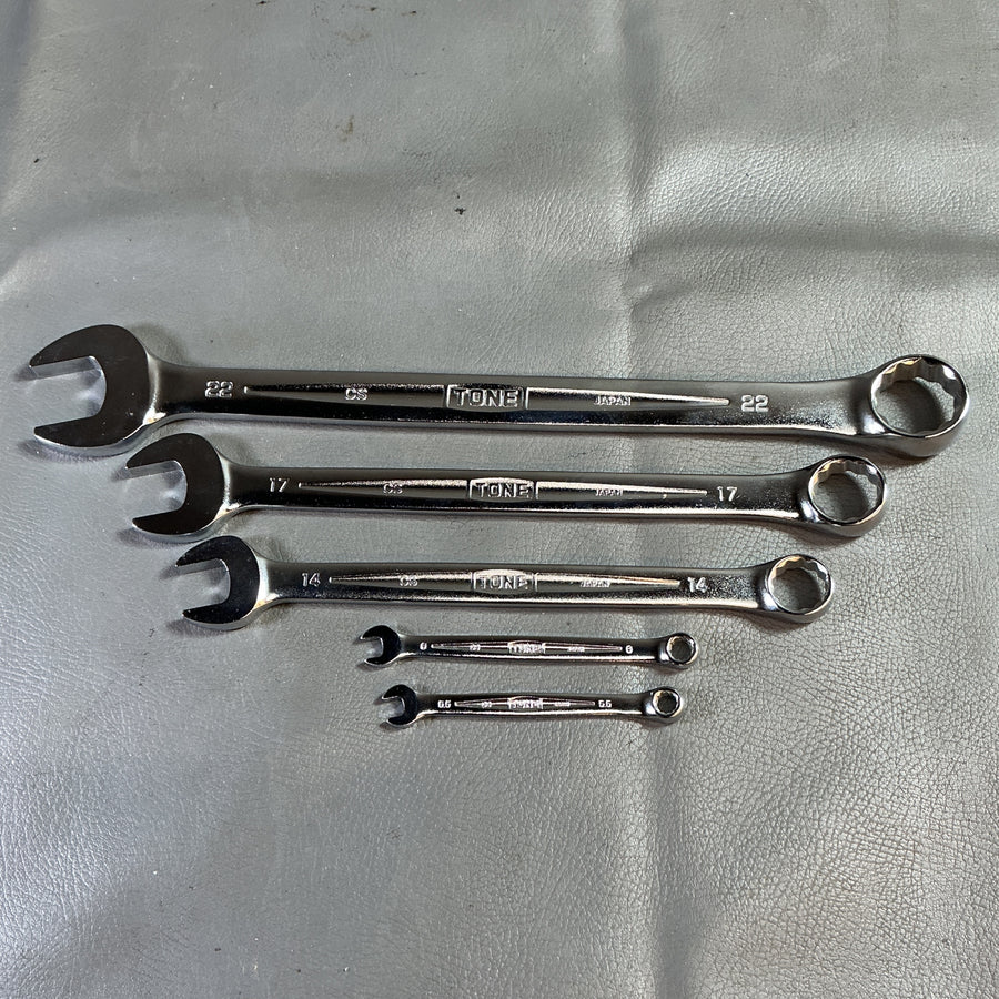 【中古】TONE コンビレンチ 5本セット CS-22 17 14 6 5.5 トネ  【越谷店】