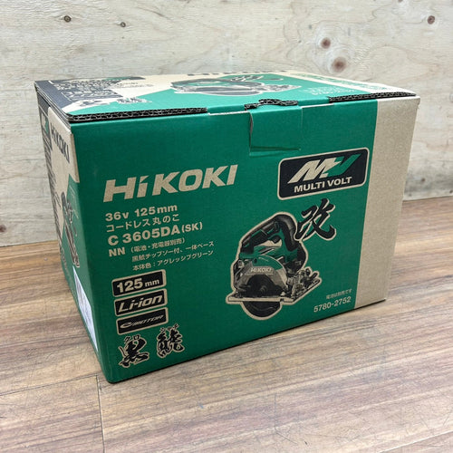 ハイコーキ(HiKOKI) 36V 125mm コードレス丸のこ C3605DA(SK)(NN) 本体のみ 【船橋馬込店】