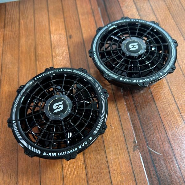 空調服用 バッテリーファンセット SA-125 S-AIR 【野田愛宕店】