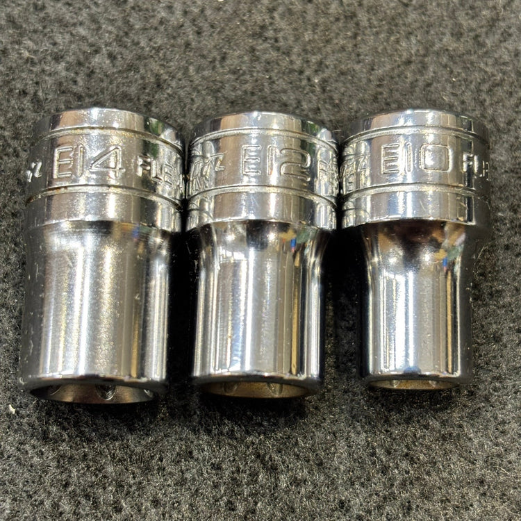 Snap-on スナップオン 3/8 E型トルクスソケット 3個セット FLE 【船橋馬込店】